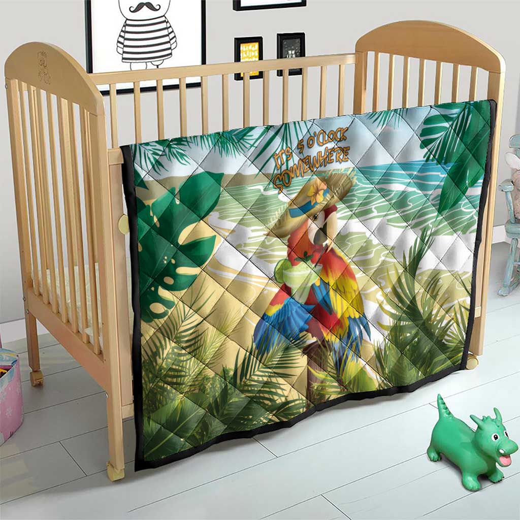 Aloha Hawaii It's 5 o'clock Somewhere Quilt - Wonder Print Shop