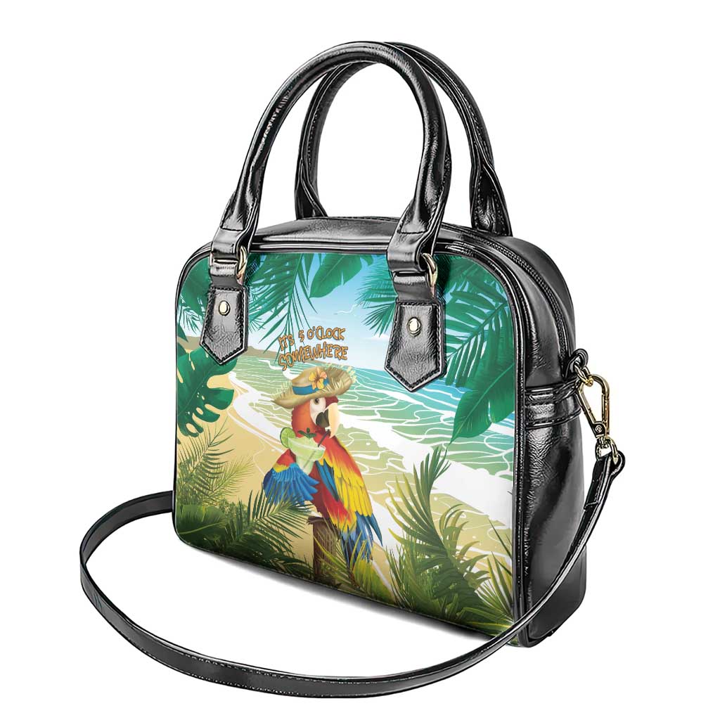 Aloha Hawaii It's 5 o'clock Somewhere Shoulder Handbag - Wonder Print Shop