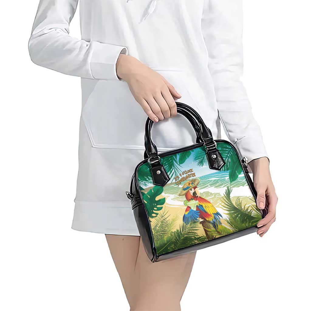 Aloha Hawaii It's 5 o'clock Somewhere Shoulder Handbag - Wonder Print Shop