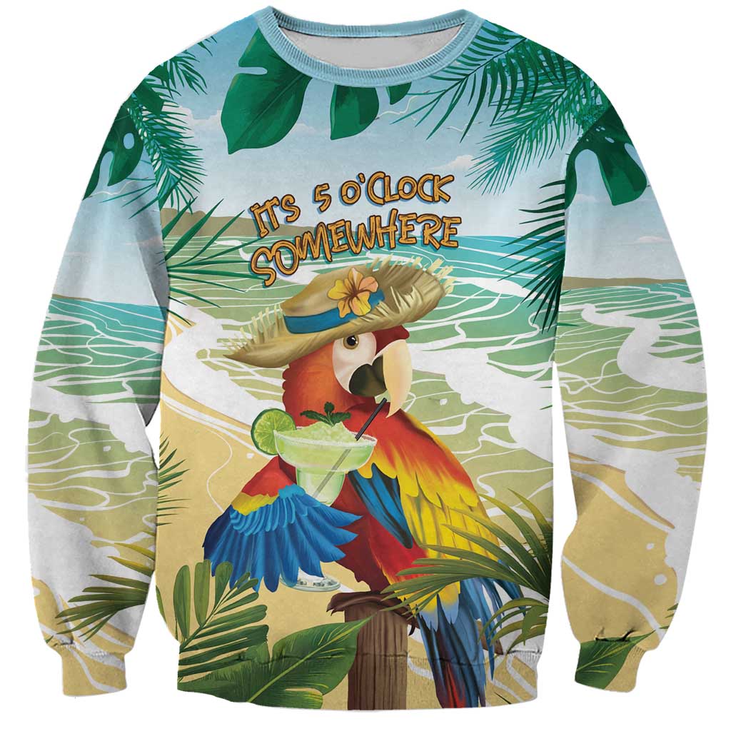 Aloha Hawaii It's 5 o'clock Somewhere Sweatshirt - Wonder Print Shop