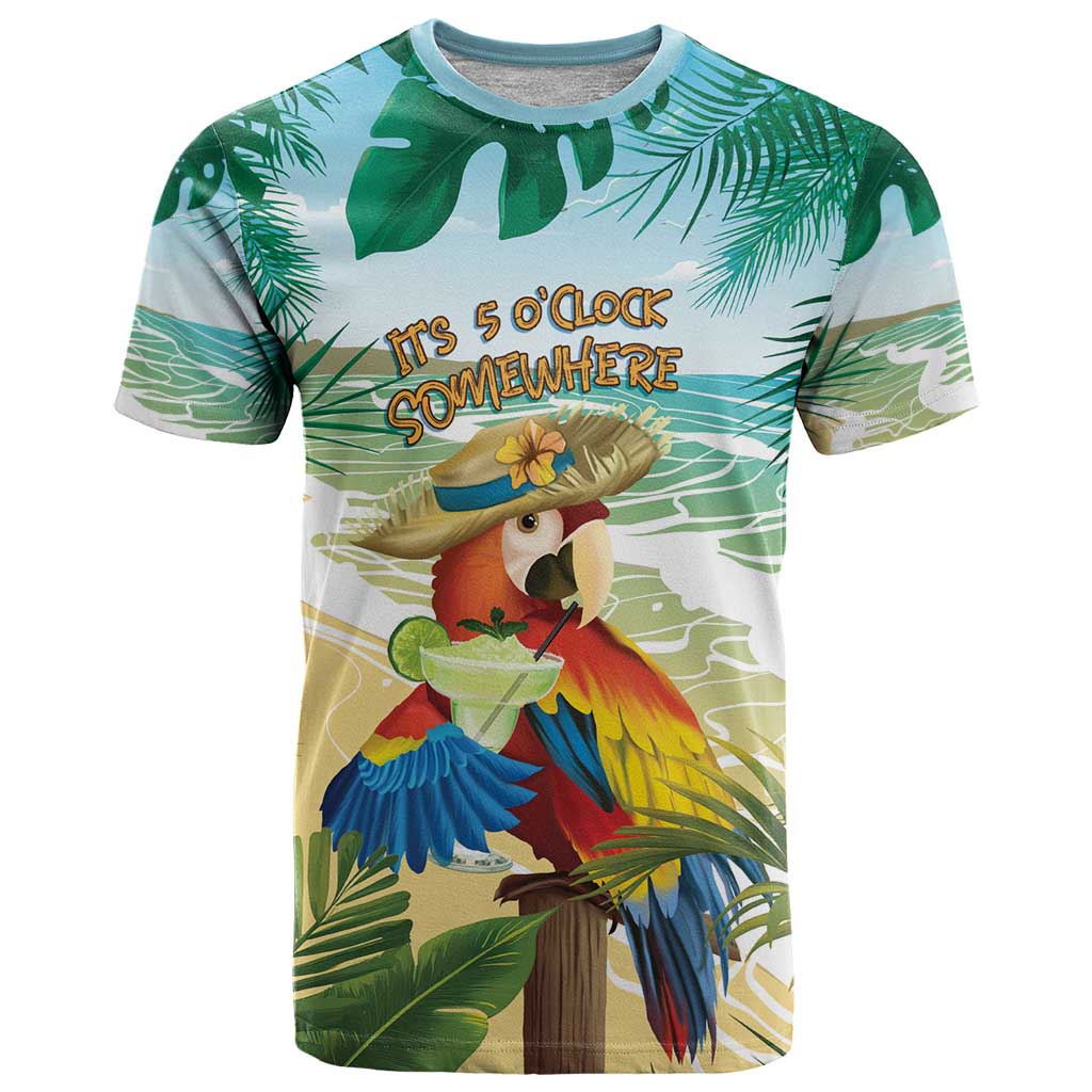 Aloha Hawaii It's 5 o'clock Somewhere T Shirt - Wonder Print Shop