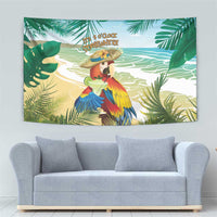 Aloha Hawaii It's 5 o'clock Somewhere Tapestry - Wonder Print Shop