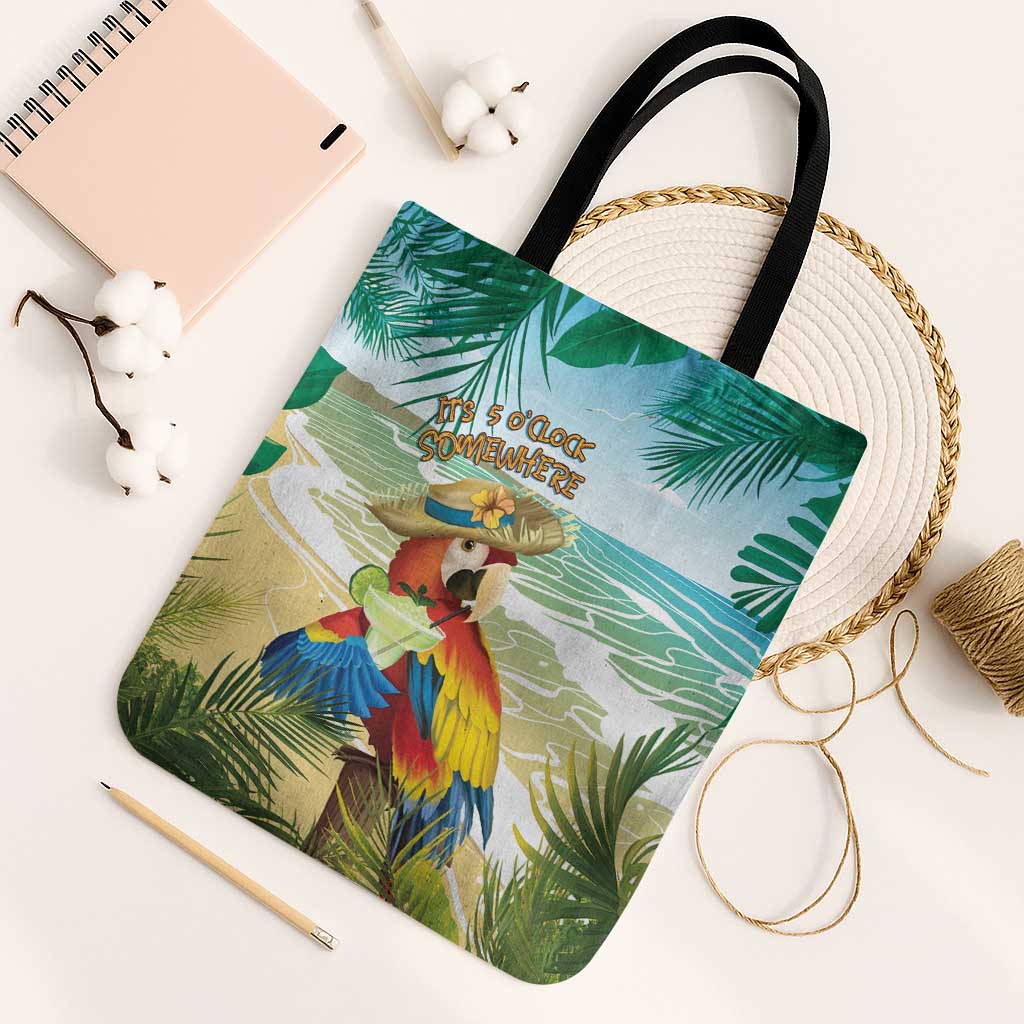 Aloha Hawaii It's 5 o'clock Somewhere Tote Bag - Wonder Print Shop