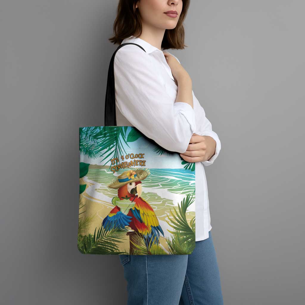 Aloha Hawaii It's 5 o'clock Somewhere Tote Bag - Wonder Print Shop