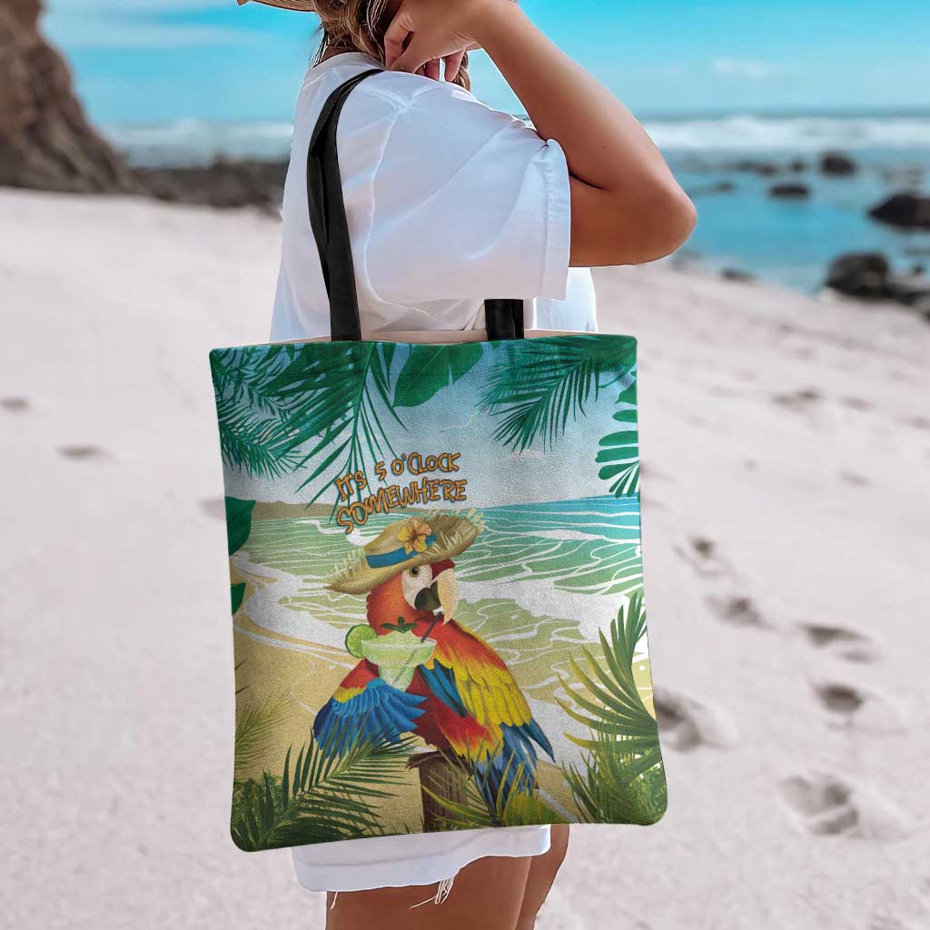 Aloha Hawaii It's 5 o'clock Somewhere Tote Bag - Wonder Print Shop