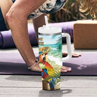 Aloha Hawaii It's 5 o'clock Somewhere Tumbler With Handle - Wonder Print Shop