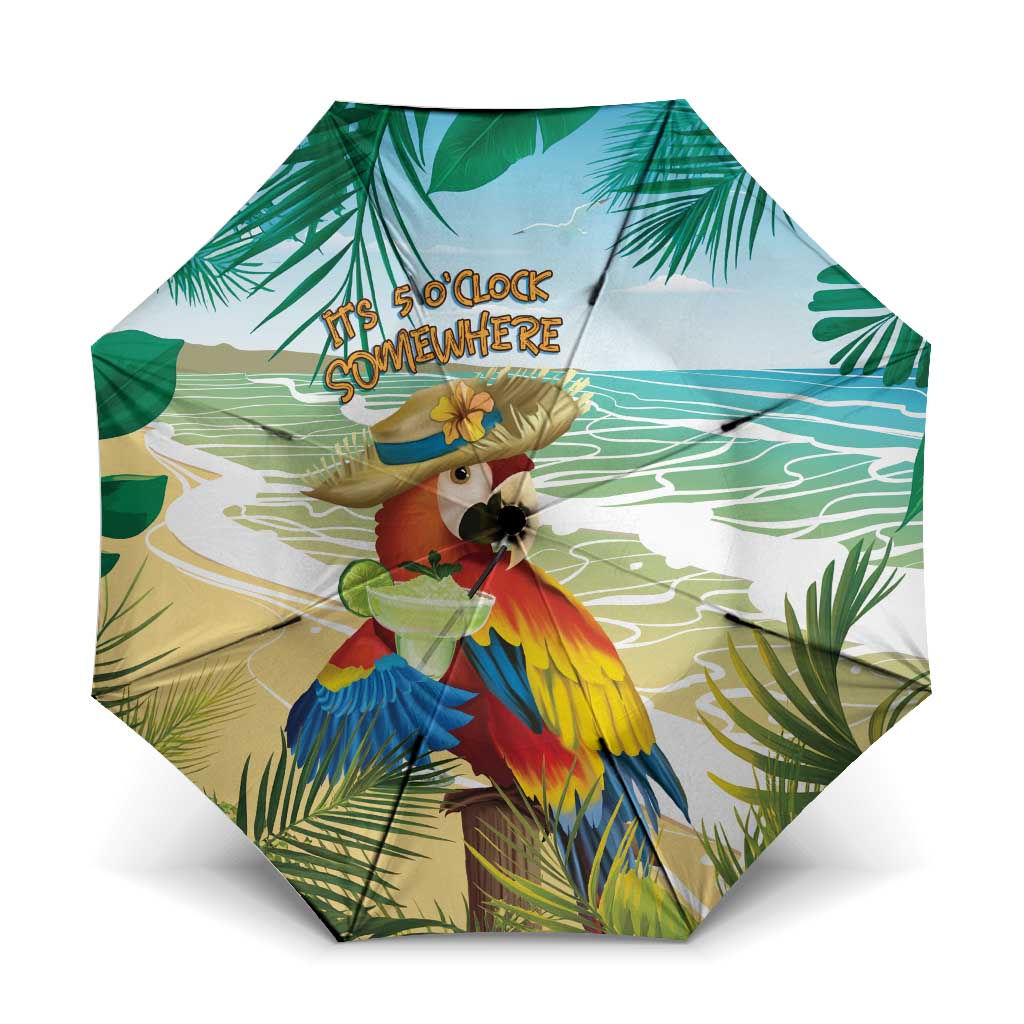 Aloha Hawaii It's 5 o'clock Somewhere Umbrella - Wonder Print Shop