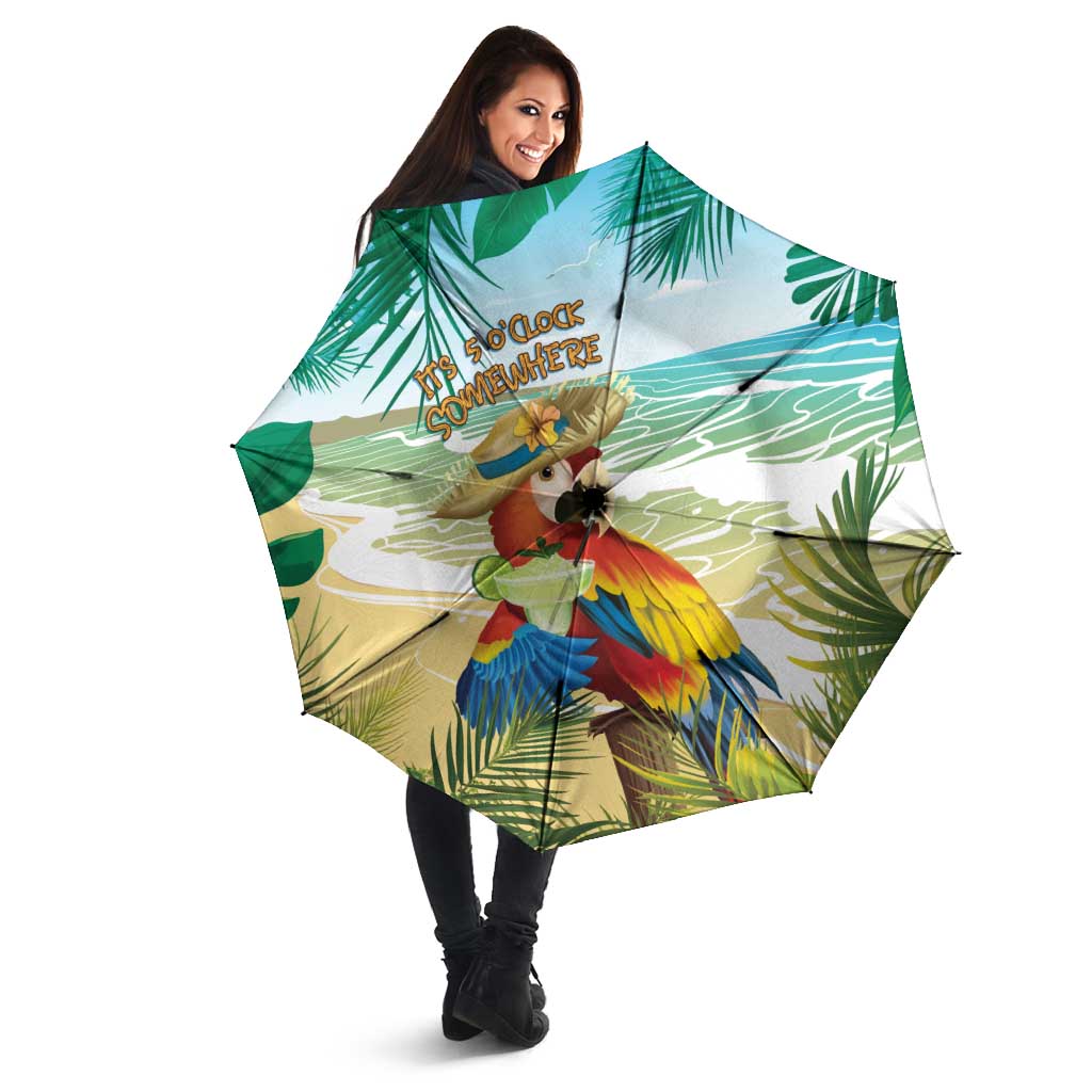 Aloha Hawaii It's 5 o'clock Somewhere Umbrella - Wonder Print Shop