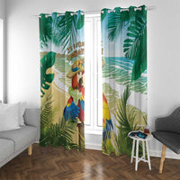 Aloha Hawaii It's 5 o'clock Somewhere Window Curtain - Wonder Print Shop