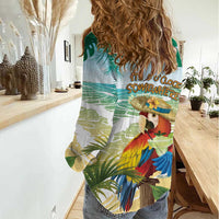 Aloha Hawaii It's 5 o'clock Somewhere Women Casual Shirt - Wonder Print Shop