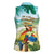 Aloha Hawaii It's 5 o'clock Somewhere Women Sleeveless Polo Shirt - Wonder Print Shop