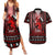 Wonder Print Christmas Couples Matching Summer Maxi Dress and Hawaiian Shirt Merry Krampus LT7 - Wonder Print Shop
