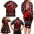 Wonder Print Christmas Family Matching Long Sleeve Bodycon Dress and Hawaiian Shirt Merry Krampus LT7 - Wonder Print Shop