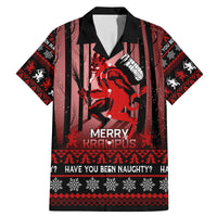 Wonder Print Christmas Family Matching Mermaid Dress and Hawaiian Shirt Merry Krampus LT7 - Wonder Print Shop