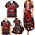 Wonder Print Christmas Family Matching Summer Maxi Dress and Hawaiian Shirt Merry Krampus - Wonder Print Shop