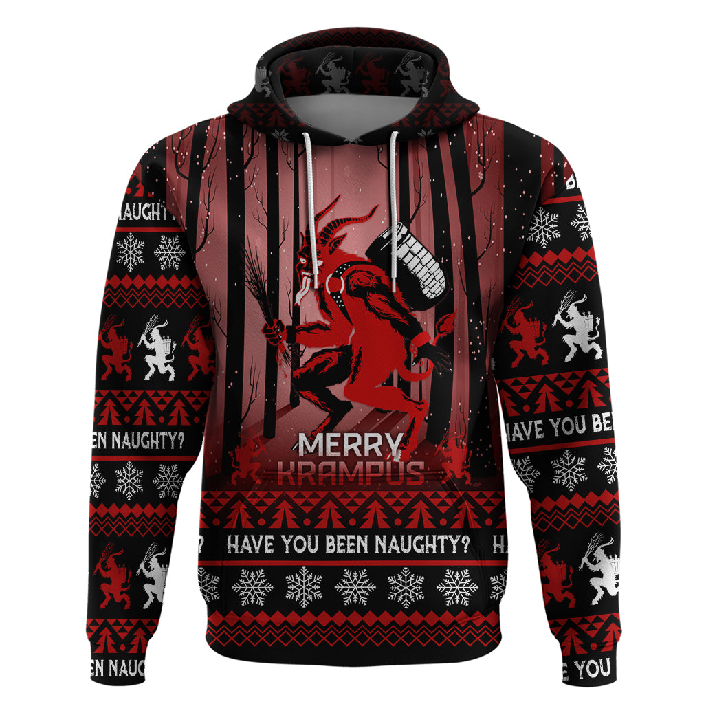 Wonder Print Christmas Hoodie Merry Krampus - Wonder Print Shop