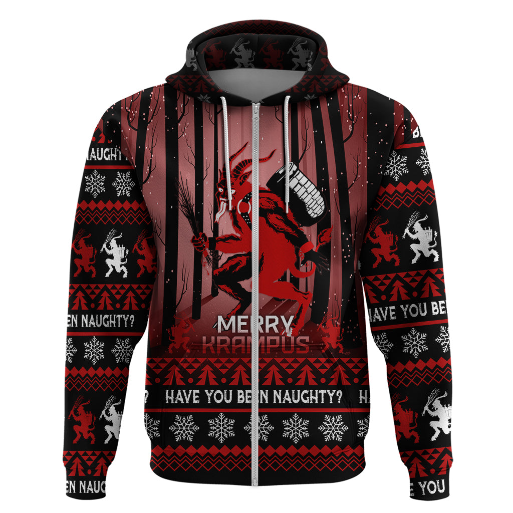 Wonder Print Christmas Hoodie Merry Krampus - Wonder Print Shop
