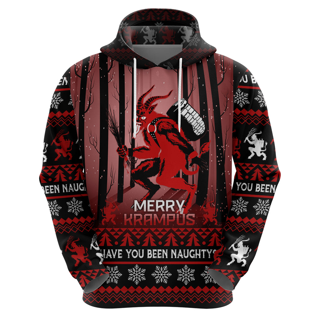 Wonder Print Christmas Hoodie Merry Krampus - Wonder Print Shop