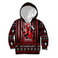Wonder Print Christmas Kid Hoodie Merry Krampus - Wonder Print Shop
