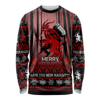 Wonder Print Christmas Long Sleeve Shirt Merry Krampus - Wonder Print Shop