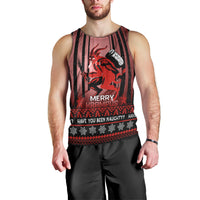 Wonder Print Christmas Men Tank Top Merry Krampus - Wonder Print Shop