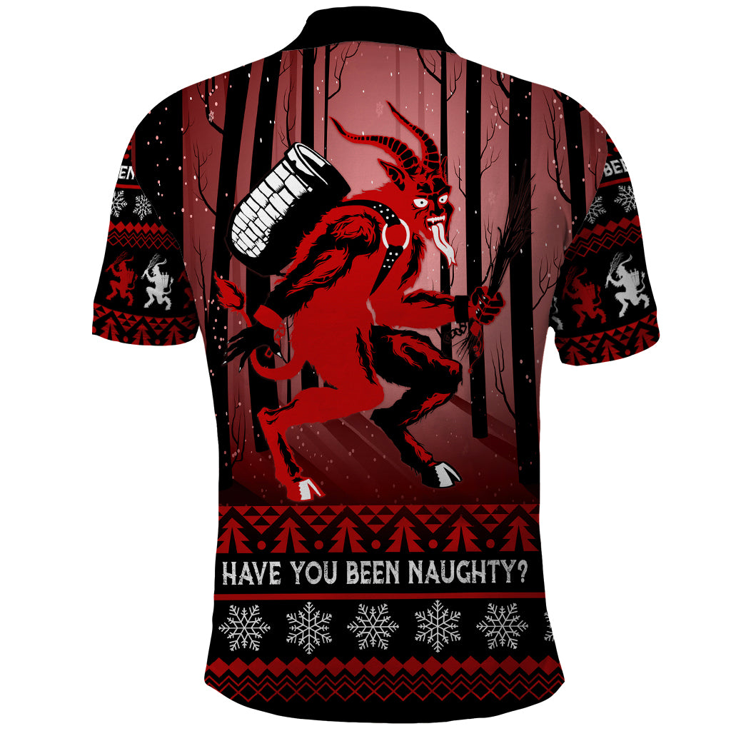 Wonder Print Christmas Polo Shirt Merry Krampus - Wonder Print Shop