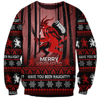 Wonder Print Christmas Sweatshirt Merry Krampus - Wonder Print Shop