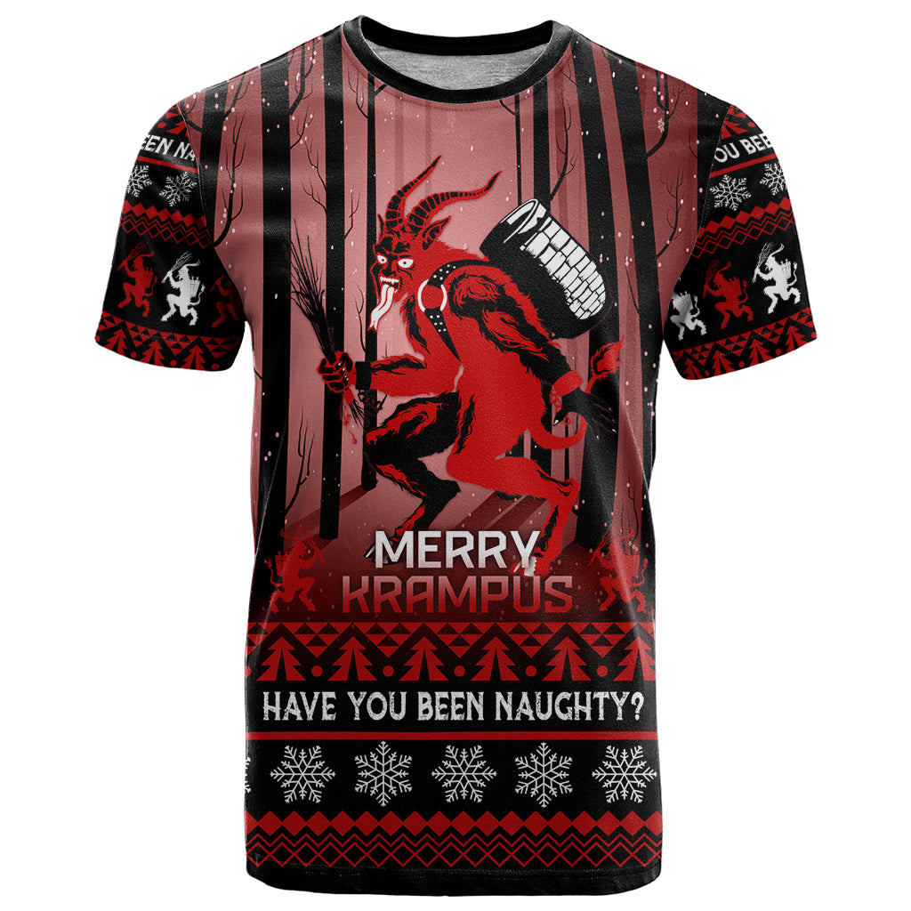 Wonder Print Christmas T Shirt Merry Krampus - Wonder Print Shop
