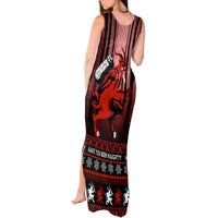 Wonder Print Christmas Tank Maxi Dress Merry Krampus - Wonder Print Shop