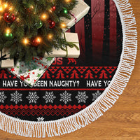 Wonder Print Christmas Tree Skirt Merry Krampus - Wonder Print Shop