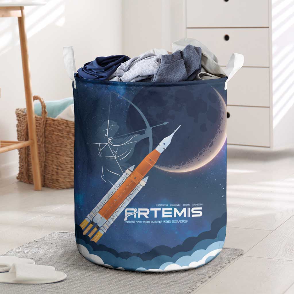 Artemis 2026 Moon Mission Laundry Basket Back To The Moon And Beyond