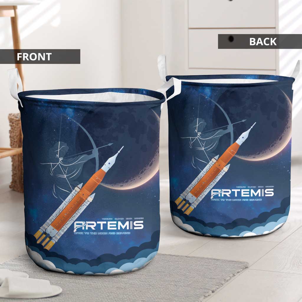 Artemis 2026 Moon Mission Laundry Basket Back To The Moon And Beyond