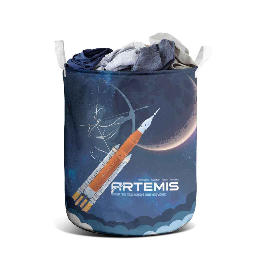 Artemis 2026 Moon Mission Laundry Basket Back To The Moon And Beyond