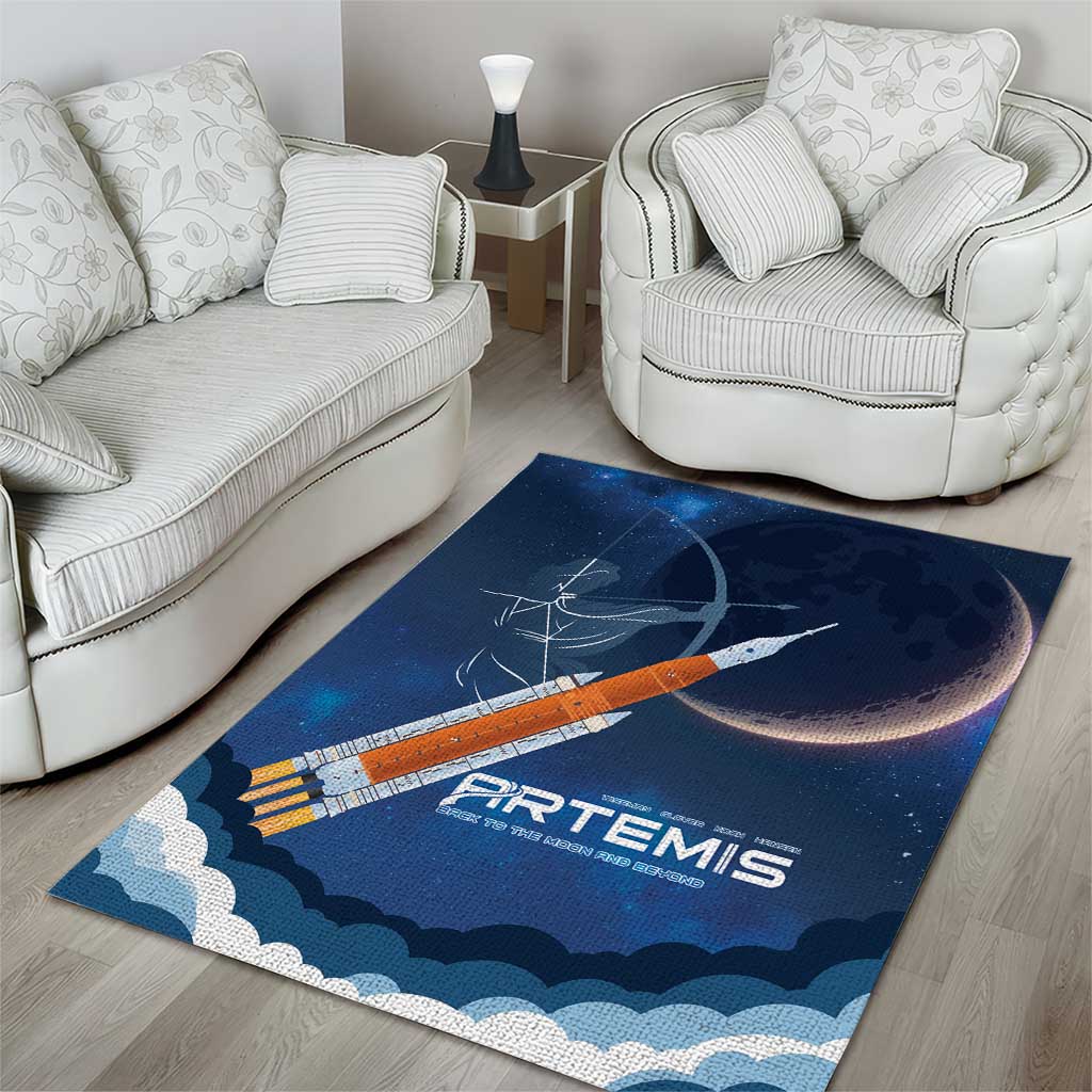 Artemis 2026 Moon Mission Area Rug Back To The Moon And Beyond