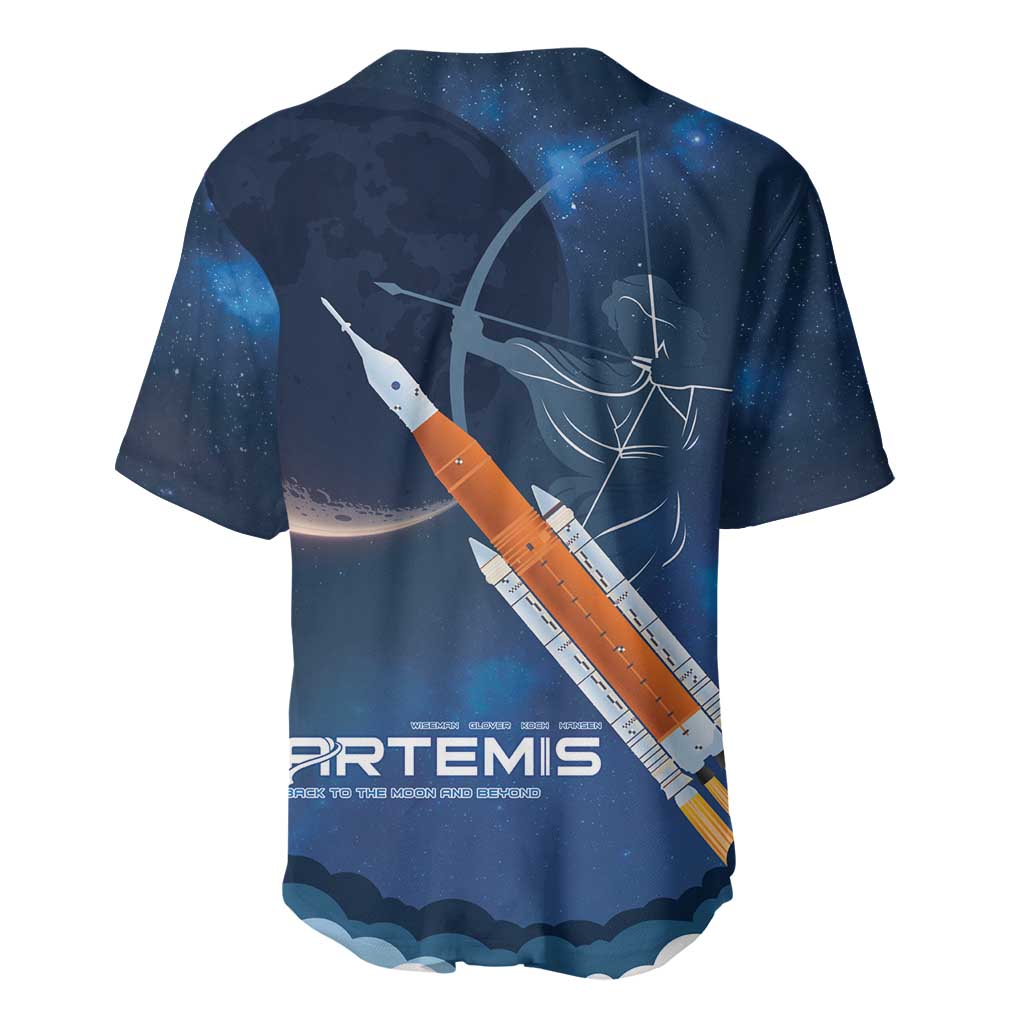 Artemis 2026 Moon Mission Baseball Jersey Back To The Moon And Beyond