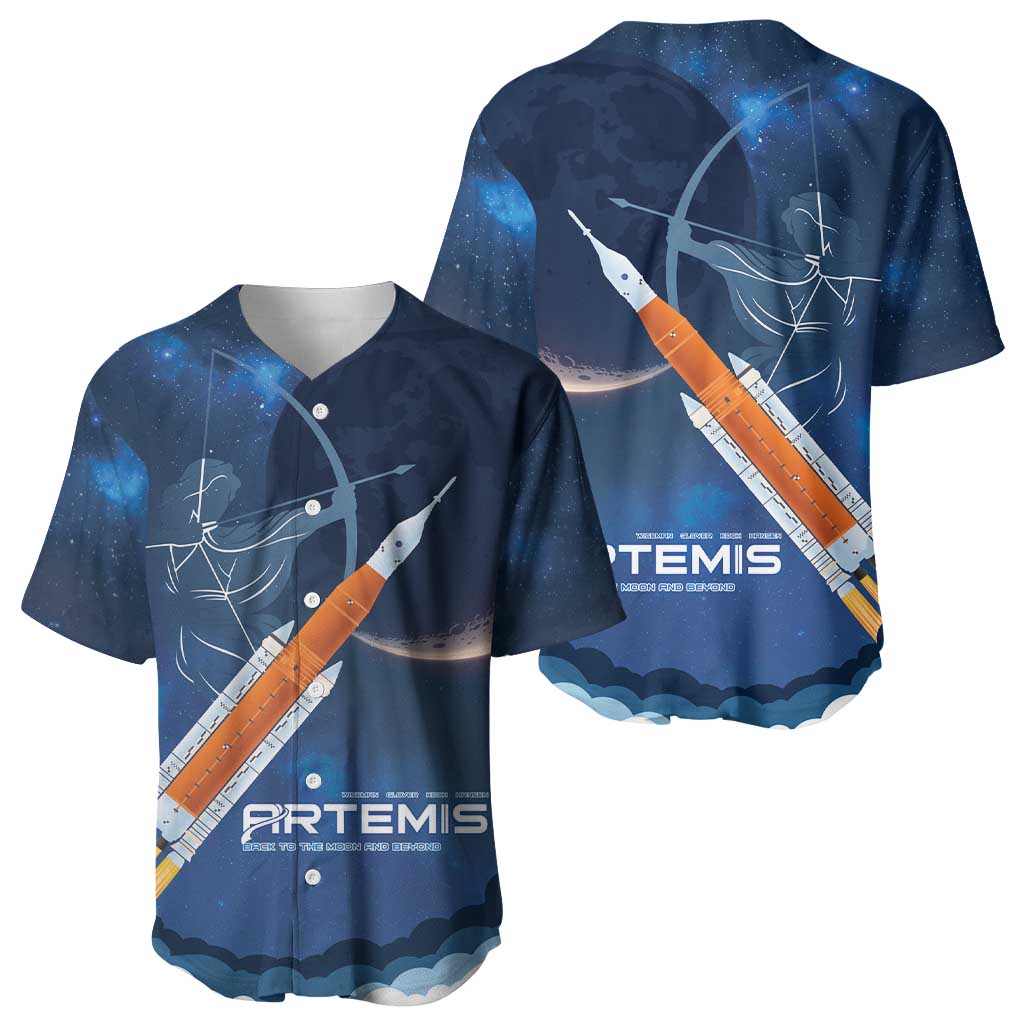 Artemis 2026 Moon Mission Baseball Jersey Back To The Moon And Beyond
