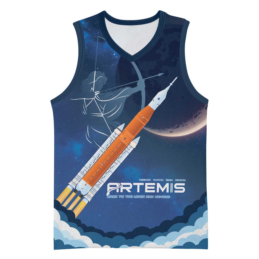 Artemis 2026 Moon Mission Basketball Jersey Back To The Moon And Beyond