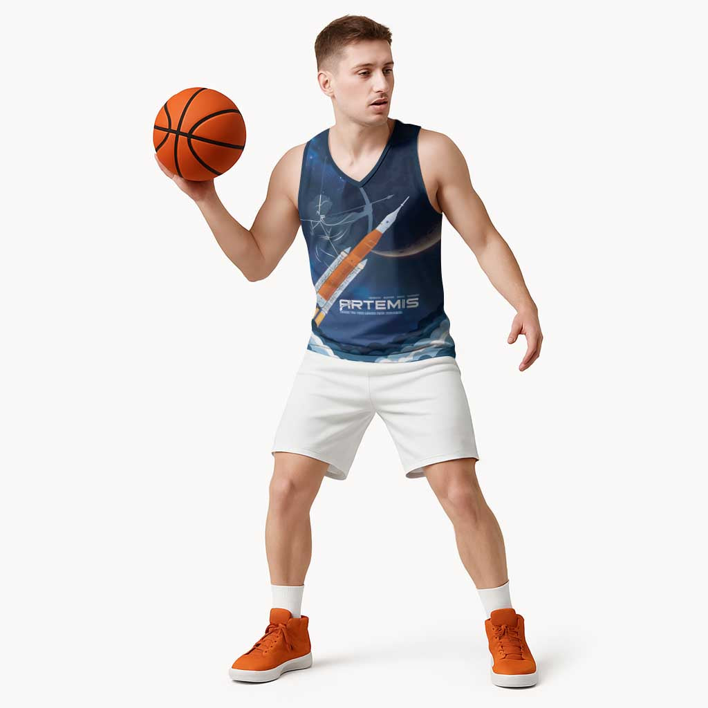 Artemis 2026 Moon Mission Basketball Jersey Back To The Moon And Beyond