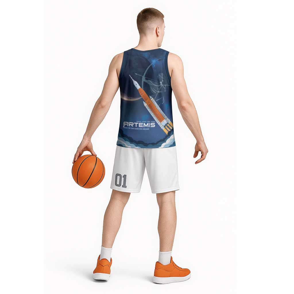 Artemis 2026 Moon Mission Basketball Jersey Back To The Moon And Beyond