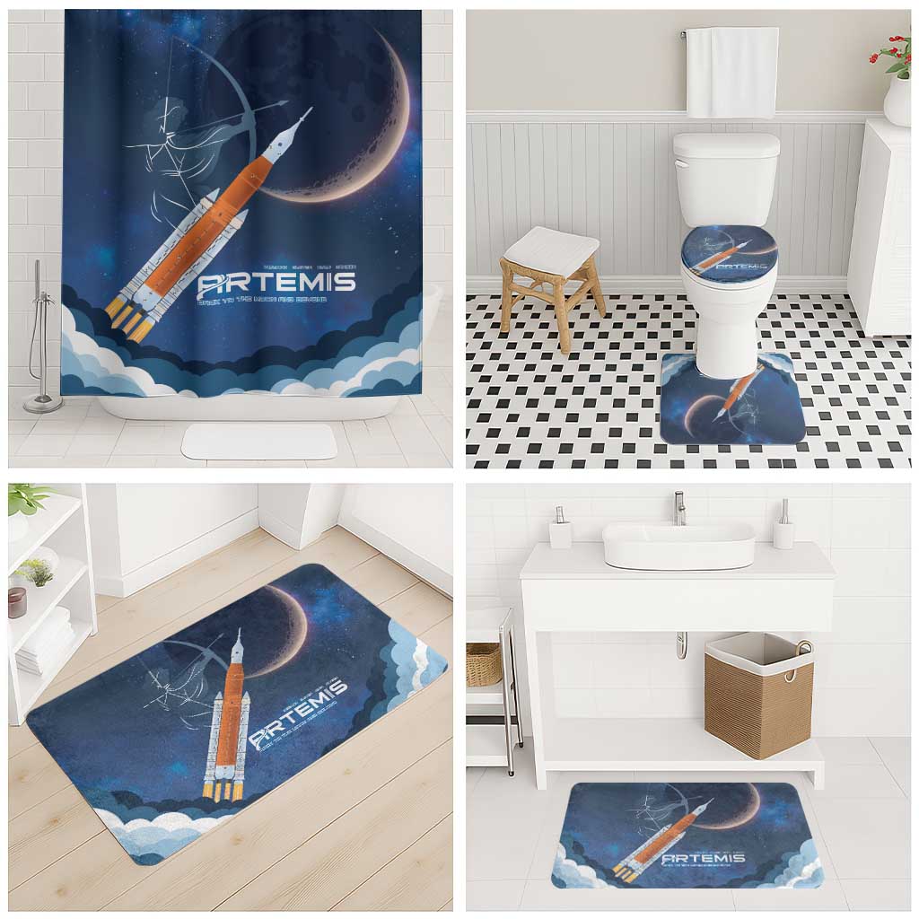 Artemis 2026 Moon Mission Bathroom Set Back To The Moon And Beyond