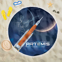 Artemis 2026 Moon Mission Beach Blanket Back To The Moon And Beyond