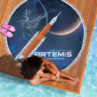 Artemis 2026 Moon Mission Beach Blanket Back To The Moon And Beyond