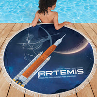 Artemis 2026 Moon Mission Beach Blanket Back To The Moon And Beyond