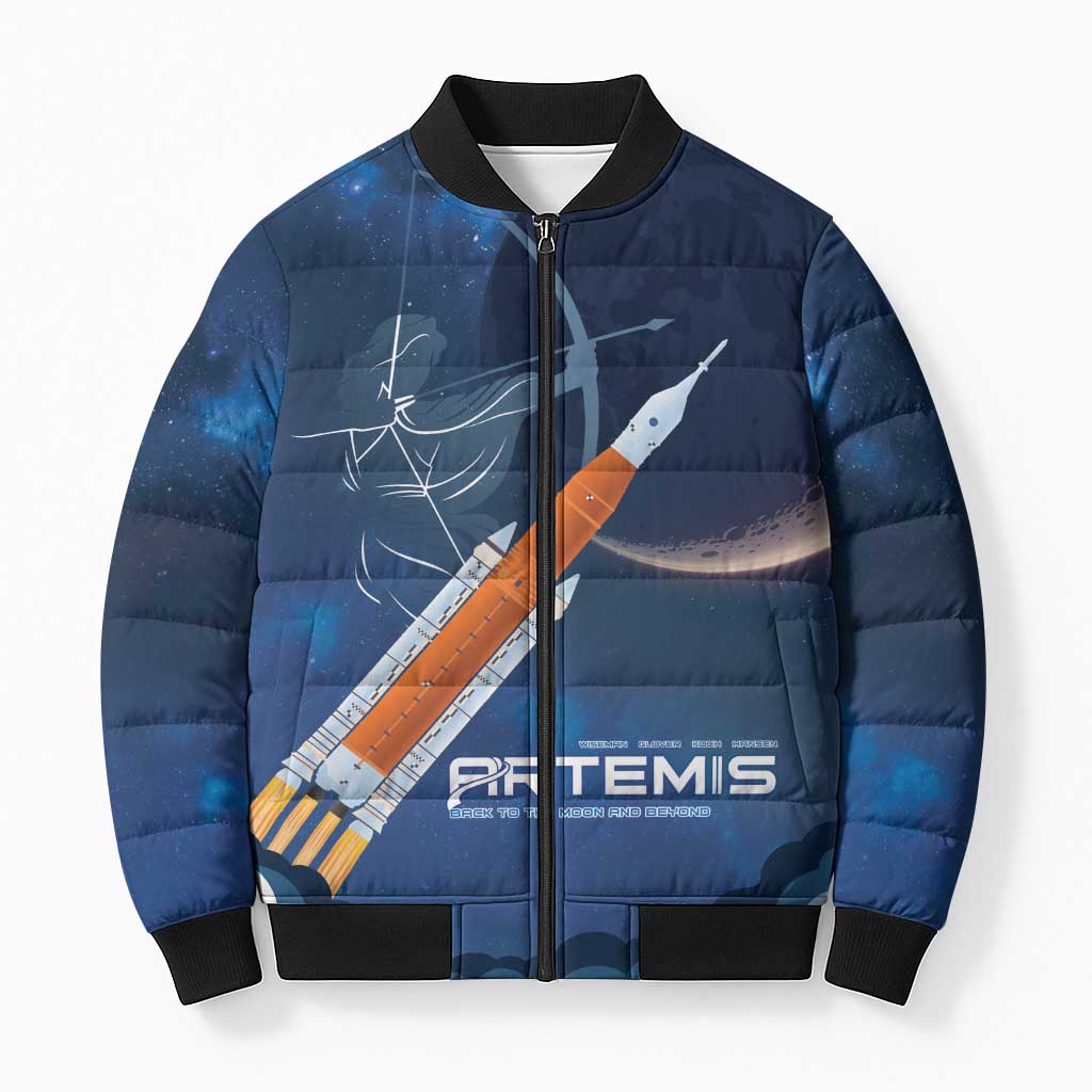 Artemis 2026 Moon Mission Bomber Puffer Jacket Back To The Moon And Beyond