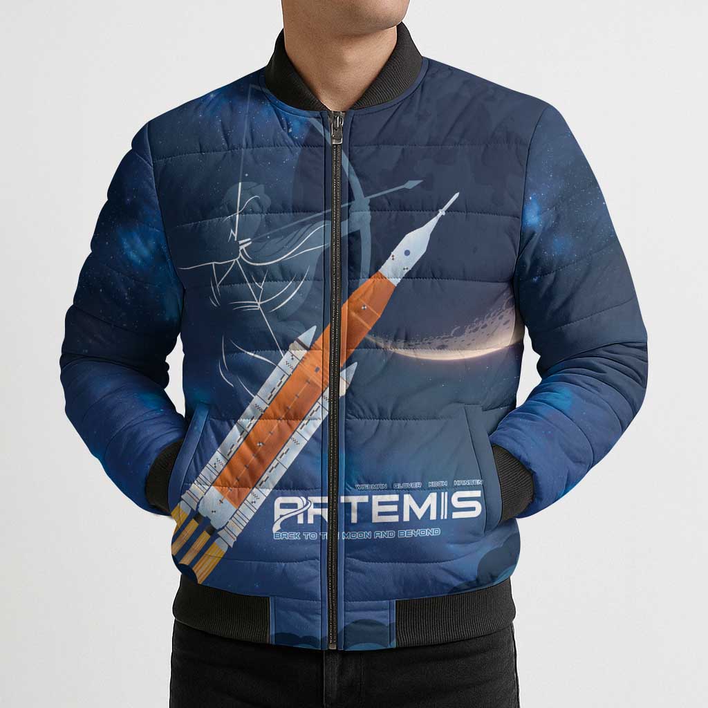 Artemis 2026 Moon Mission Bomber Puffer Jacket Back To The Moon And Beyond