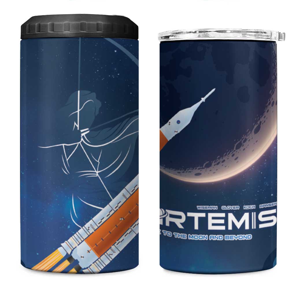 Artemis 2026 Moon Mission 4 in 1 Can Cooler Tumbler Back To The Moon And Beyond