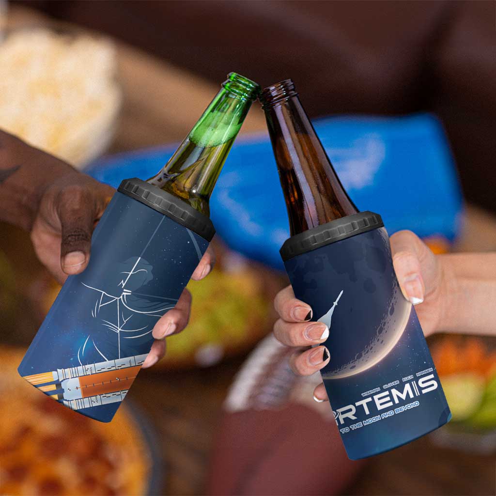 Artemis 2026 Moon Mission 4 in 1 Can Cooler Tumbler Back To The Moon And Beyond
