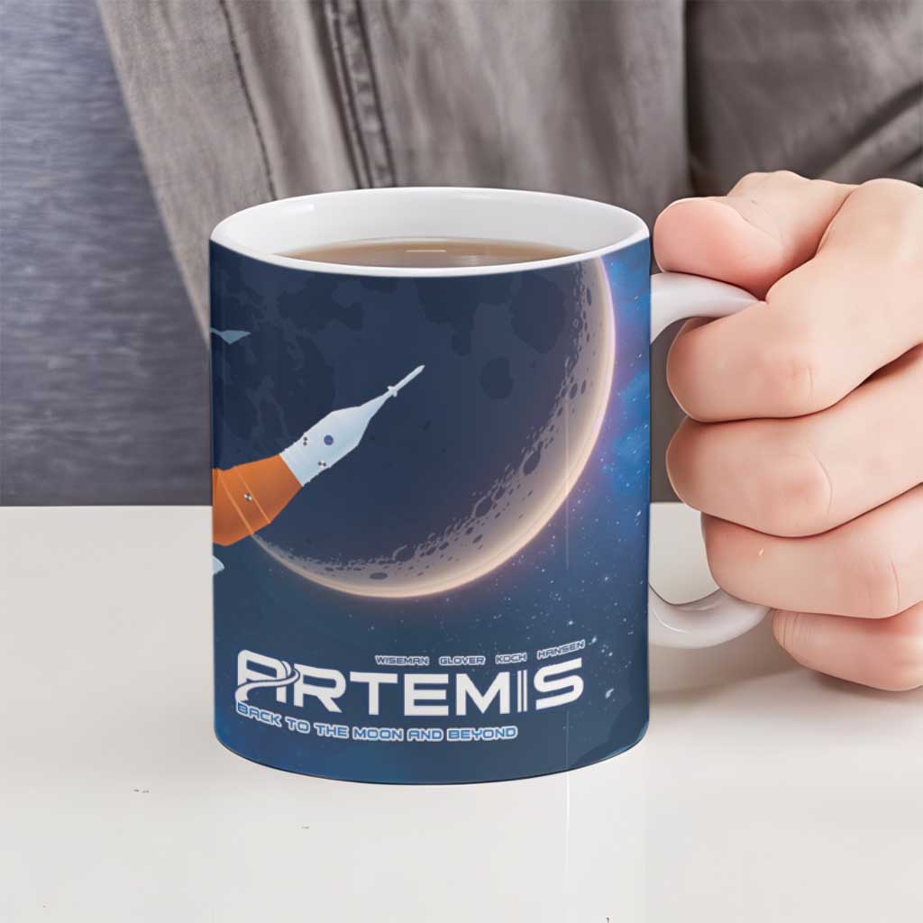 Artemis 2026 Moon Mission Ceramic Mug Back To The Moon And Beyond