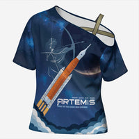 Artemis 2026 Moon Mission Cross Shoulder Shirt Back To The Moon And Beyond