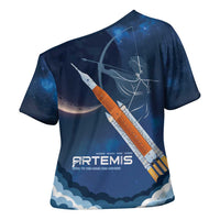 Artemis 2026 Moon Mission Cross Shoulder Shirt Back To The Moon And Beyond